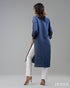 Breezy Layers: V-Neck Mandarin Cotton Top 67161